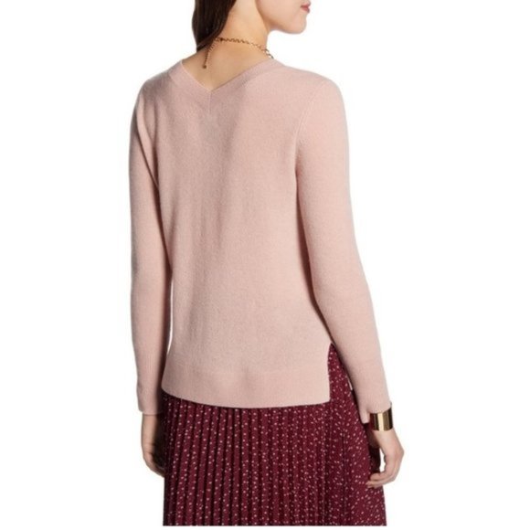 Halogen V-Neck Cashmere Sweater - Picture 2 of 5